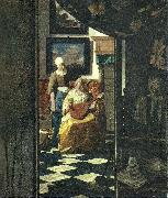 Jan Vermeer brevet china oil painting artist